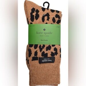 Kate Spade assorted 2-pack animal pattern crew socks - Size 5-10 - New